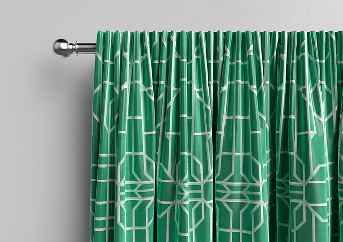 Bamboo Brights, Jade - Made To Measure Curtains - Image 10